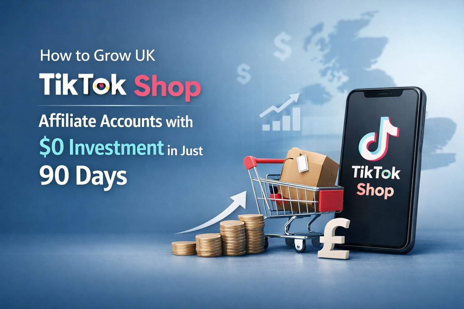 How to Grow UK TikTok Shop Affiliate Accounts with $0 Investment in Just 90 Days