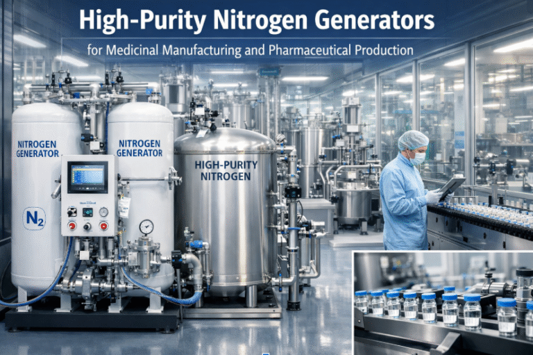 High-Purity Nitrogen Generators for Medicinal Manufacturing and Pharmaceutical Production
