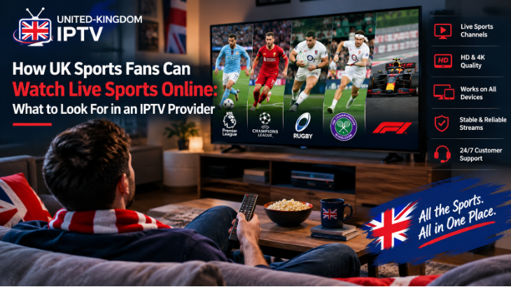 How UK Sports Fans Can Watch Live Sports Online: What to Look For in an IPTV Provider